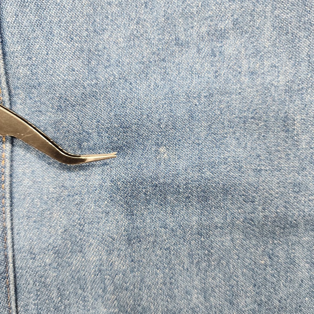 Vintage Sport Timer Skirt Womens 14 Blue Denim Maxi Pull On Drawstring Pockets - Picture 2 of 9